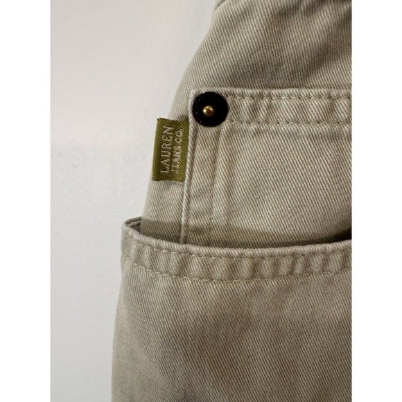 LRL LAUREN Jeans Co Classic Capri Green Pants SZ 16  35"waist‎ 21"inseam Vintage - Picture 2 of 8